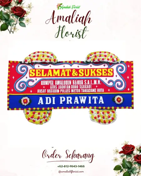 Papan Bunga Ucapan Selamat Megulunglor